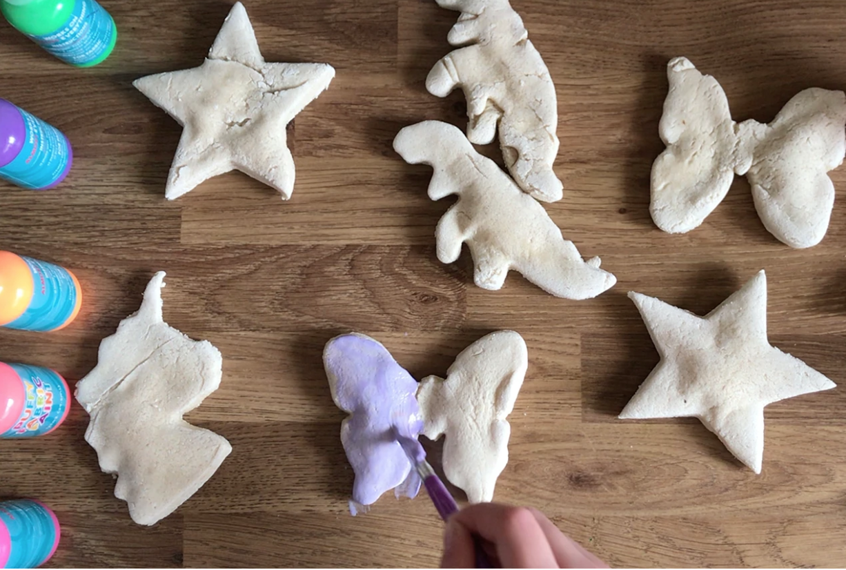 Salt dough ornaments